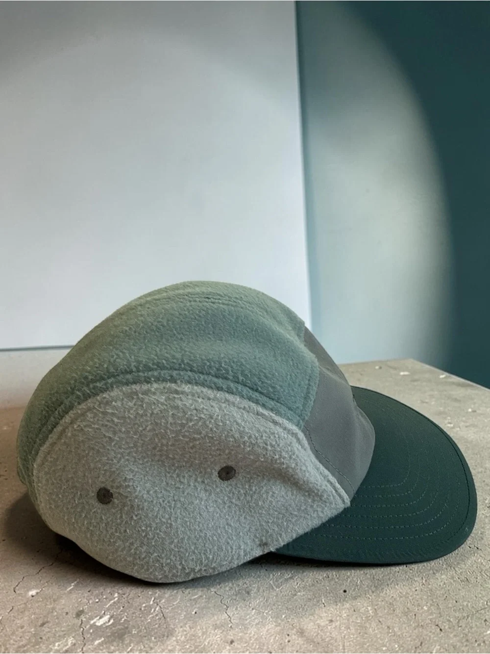 The North Face Denali Five Panel Camp Cap Sage Green Fleece Hat Unisex One Size